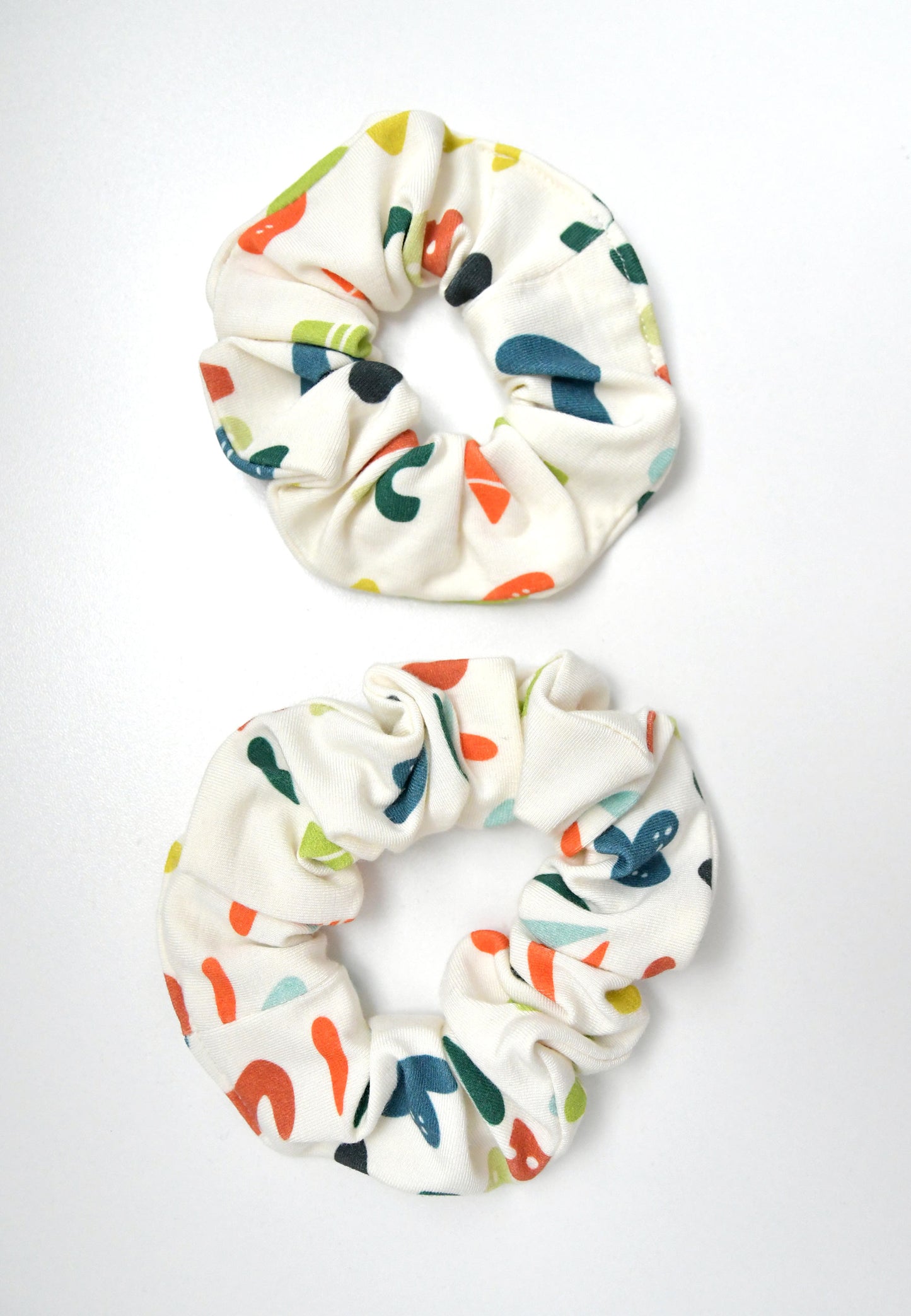 Chouchou (scrunchie) in bambù - ABC - Palloncino blu