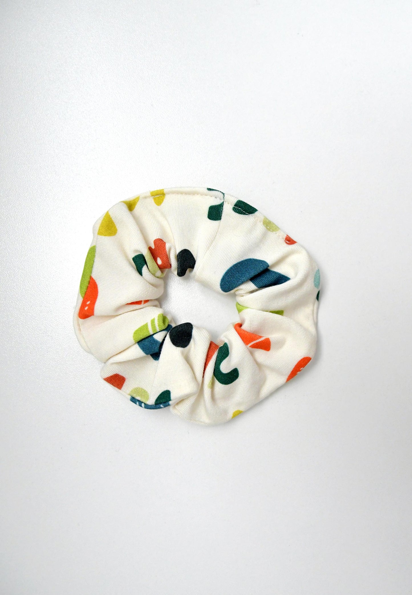 Chouchou (scrunchie) in bambù - ABC - Palloncino blu