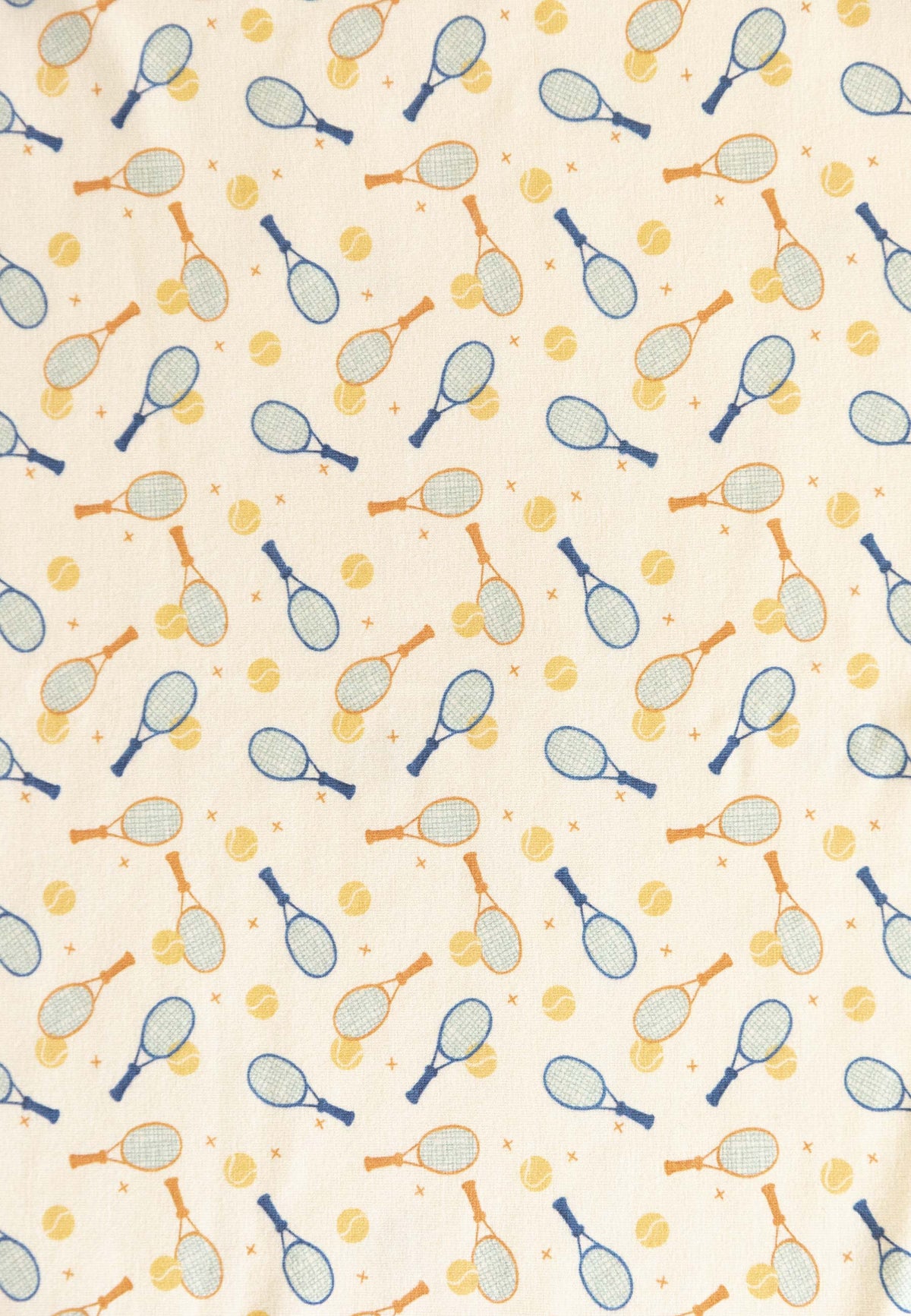 Tutina con zip in bambù - Tennis club - Palloncino blu