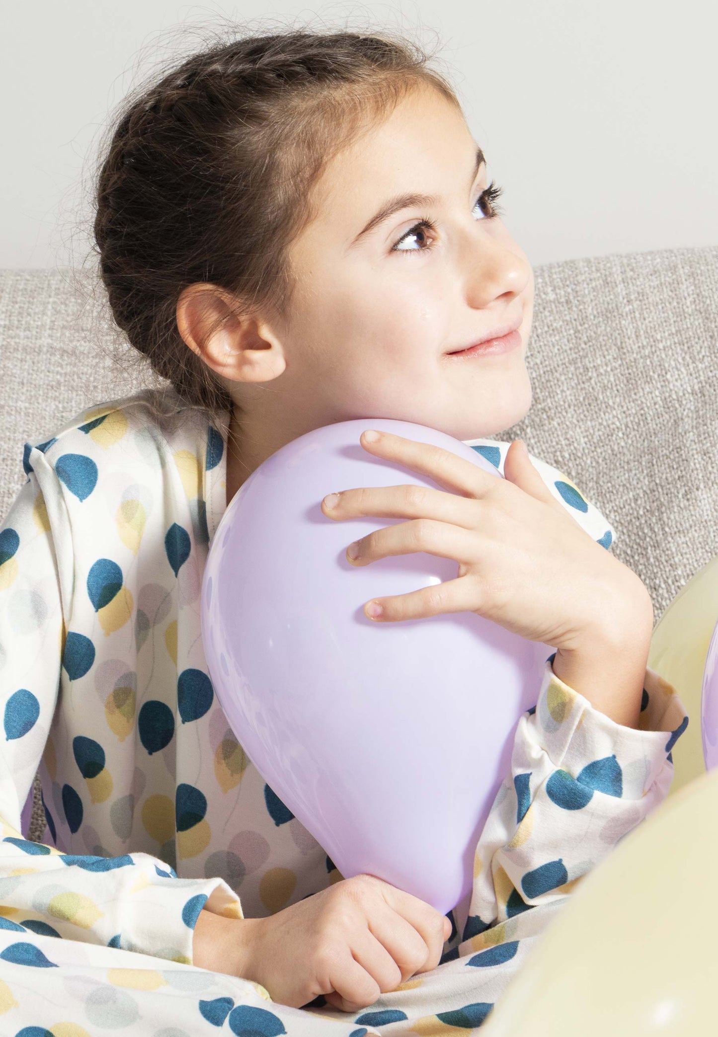 Pigiama due pezzi in bambù - Vola in alto - Palloncino blu
