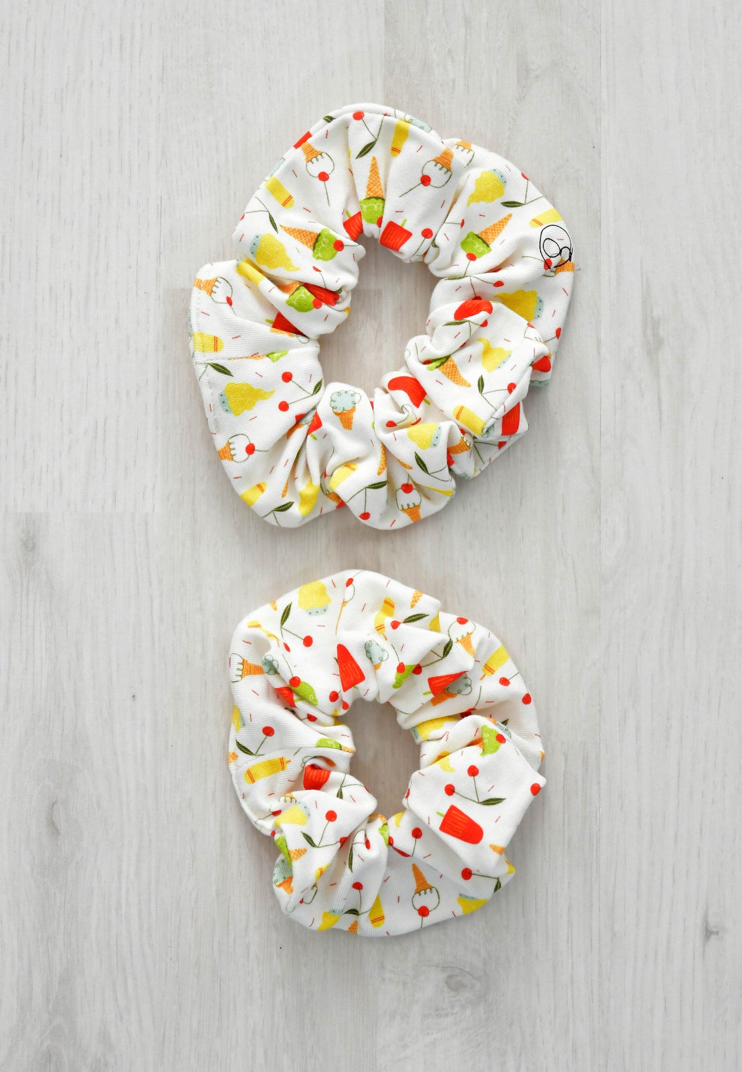 Chouchou (scrunchie) in bambù - Gelatini - Palloncino blu