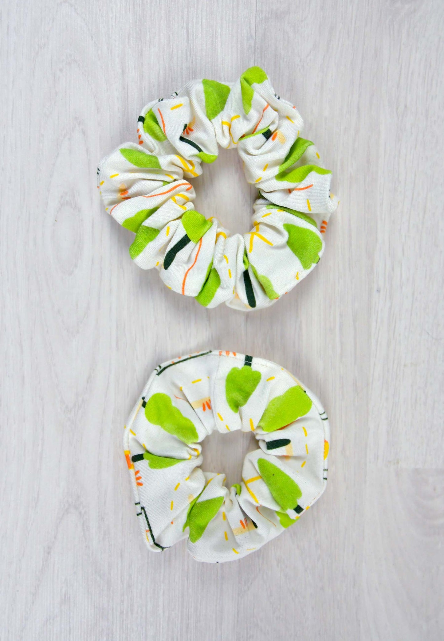 Chouchou (scrunchie) in bambù - Parchetto - Palloncino blu