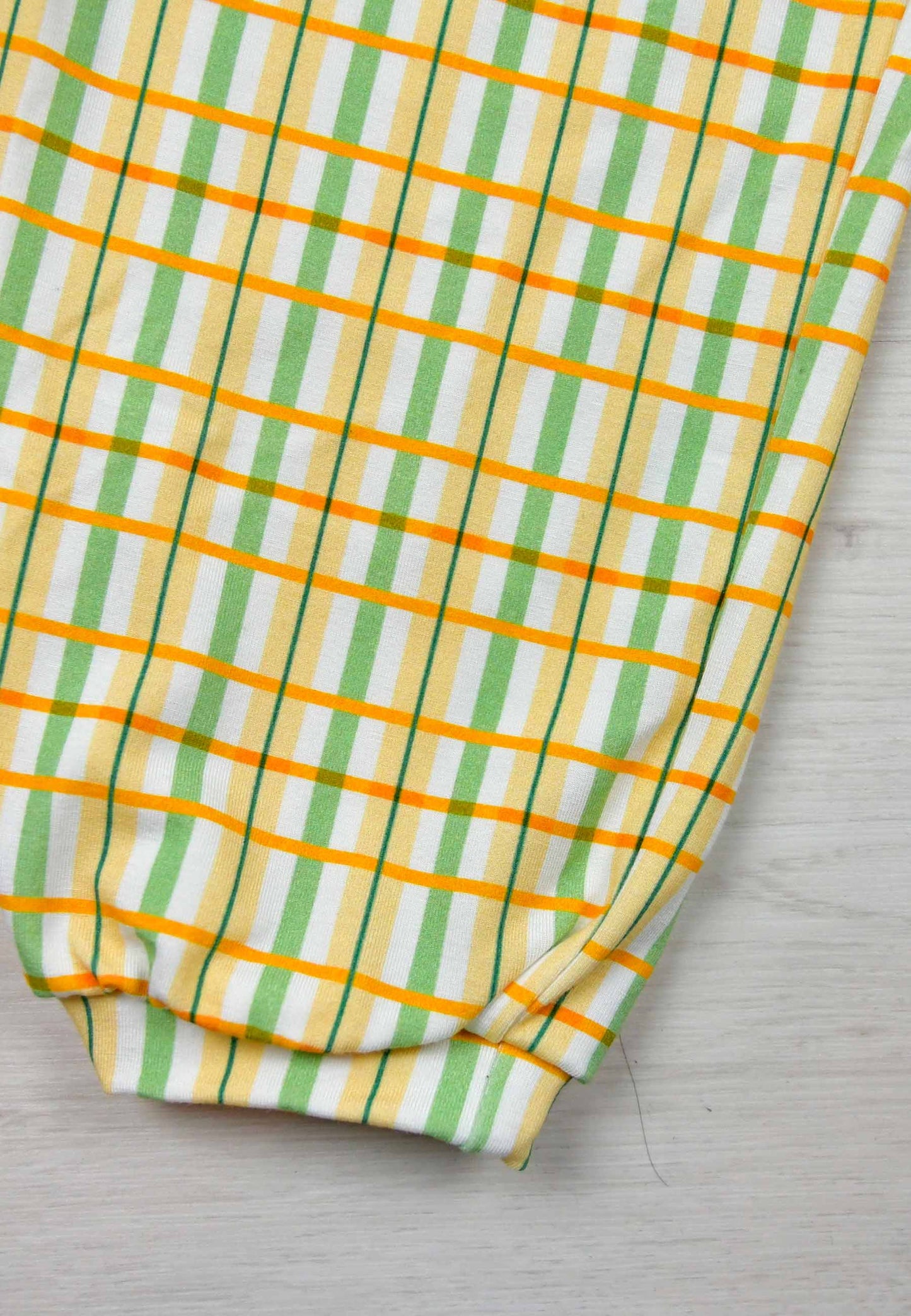 Pigiama due pezzi in bambù - Tartan prato fiorito - Palloncino blu