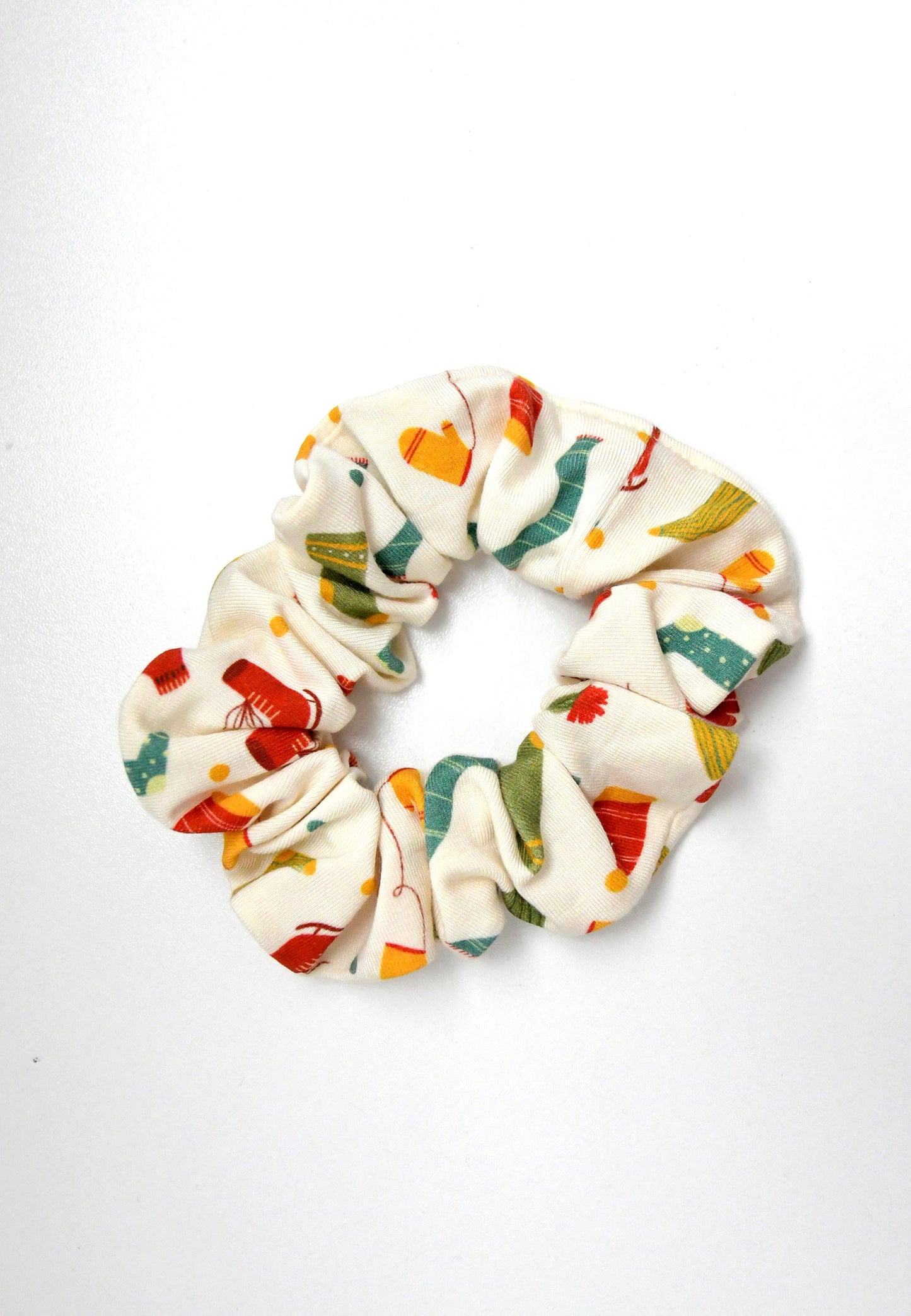 Chouchou (scrunchie) in bambù - Brrr che freddo! - Palloncino blu