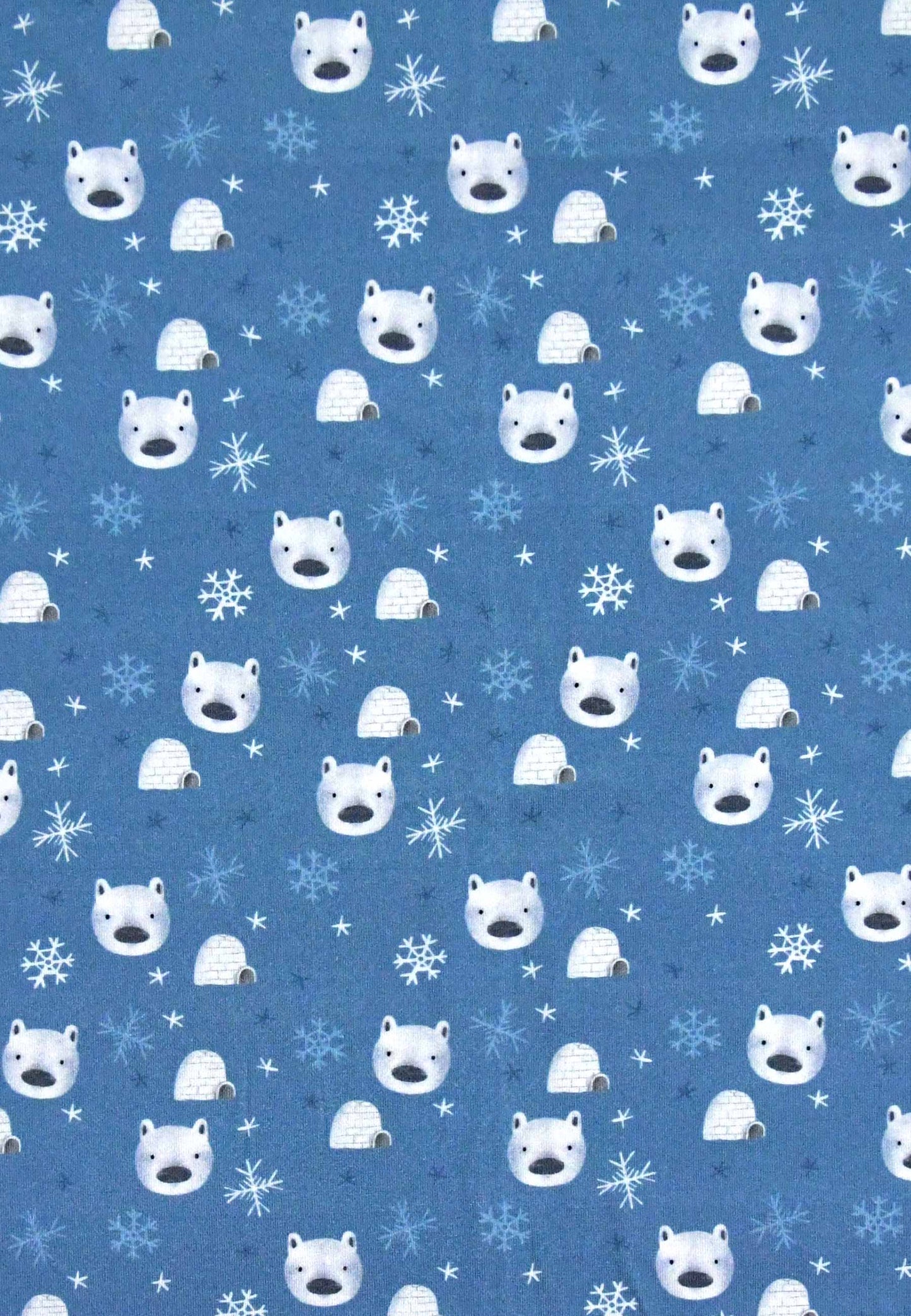 Pigiama due pezzi in bambù - Orso polare - Palloncino blu