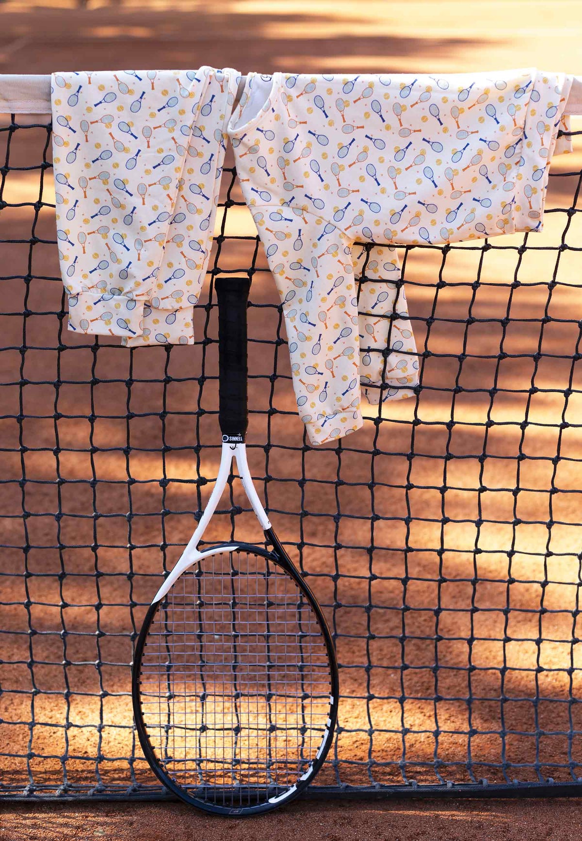 Pigiama due pezzi in bambù - Tennis club - Palloncino blu