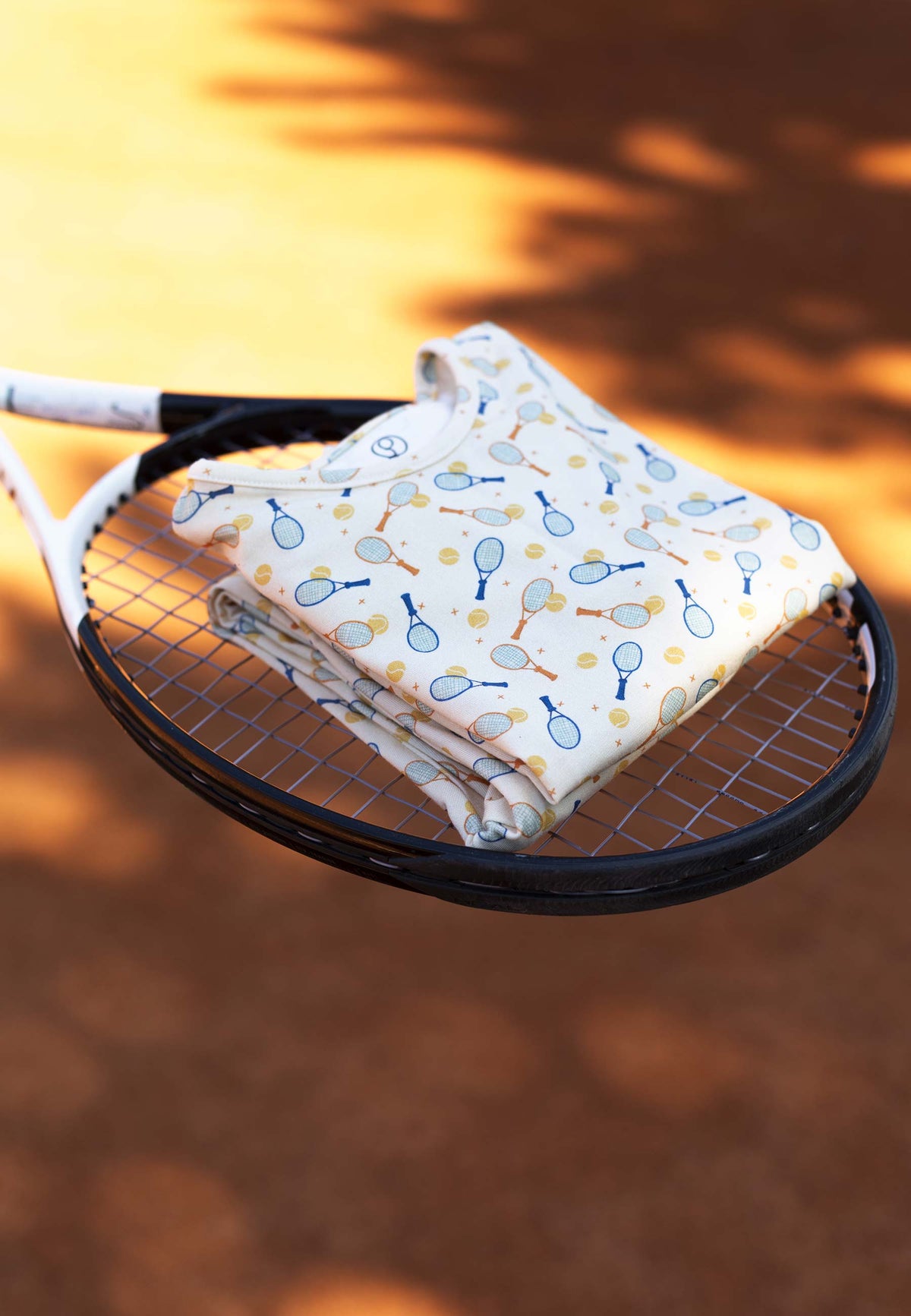 Pigiama due pezzi in bambù - Tennis club - Palloncino blu