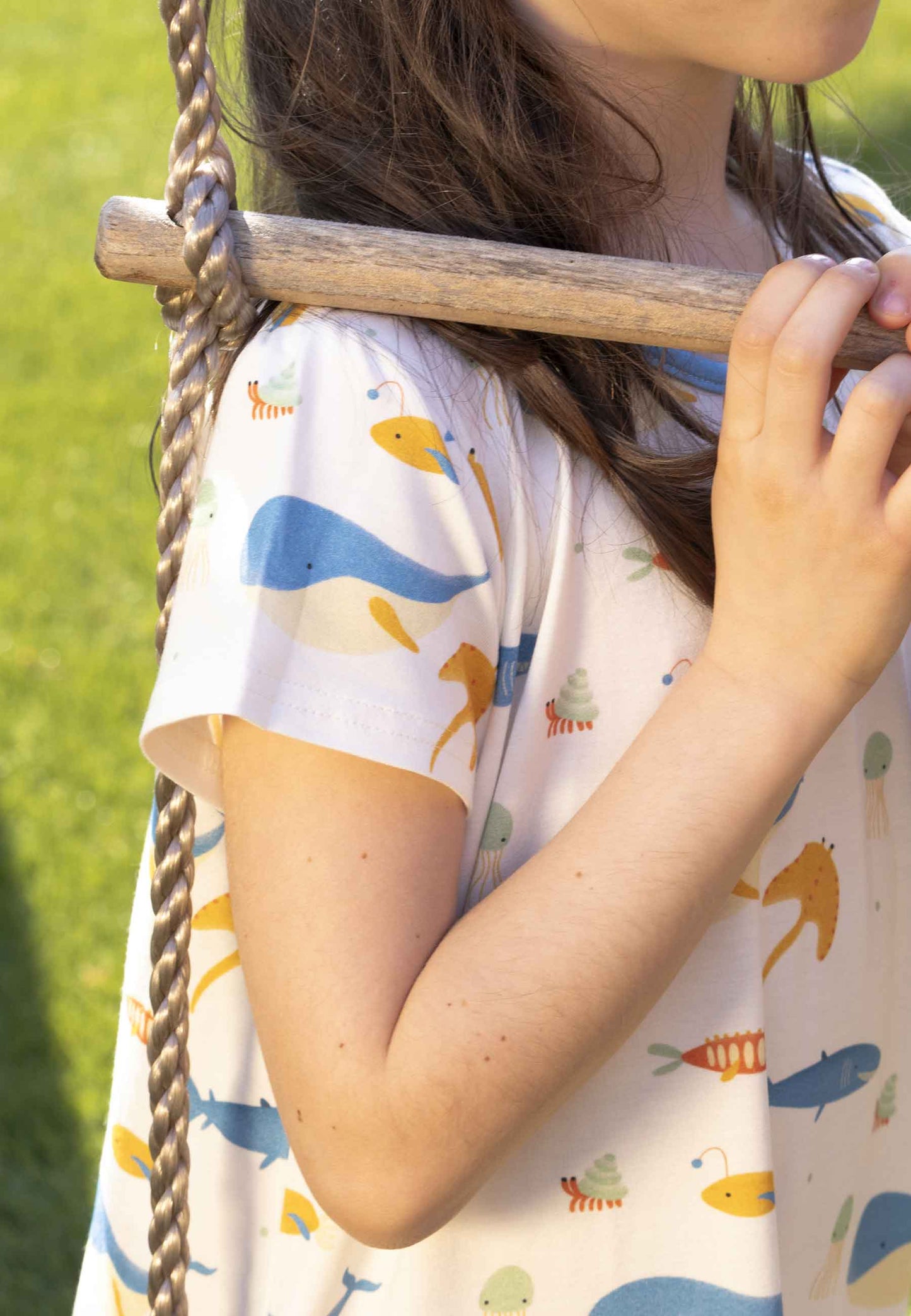 Camicia da notte in bambù - Sott'acqua - Palloncino blu