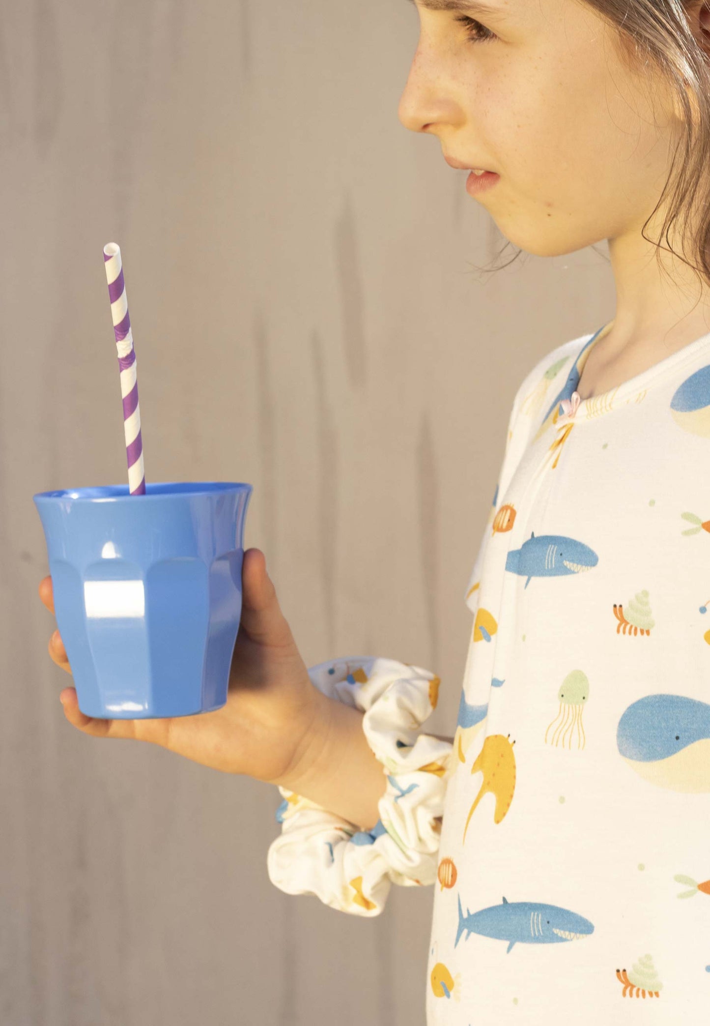 Camicia da notte in bambù - Sott'acqua - Palloncino blu