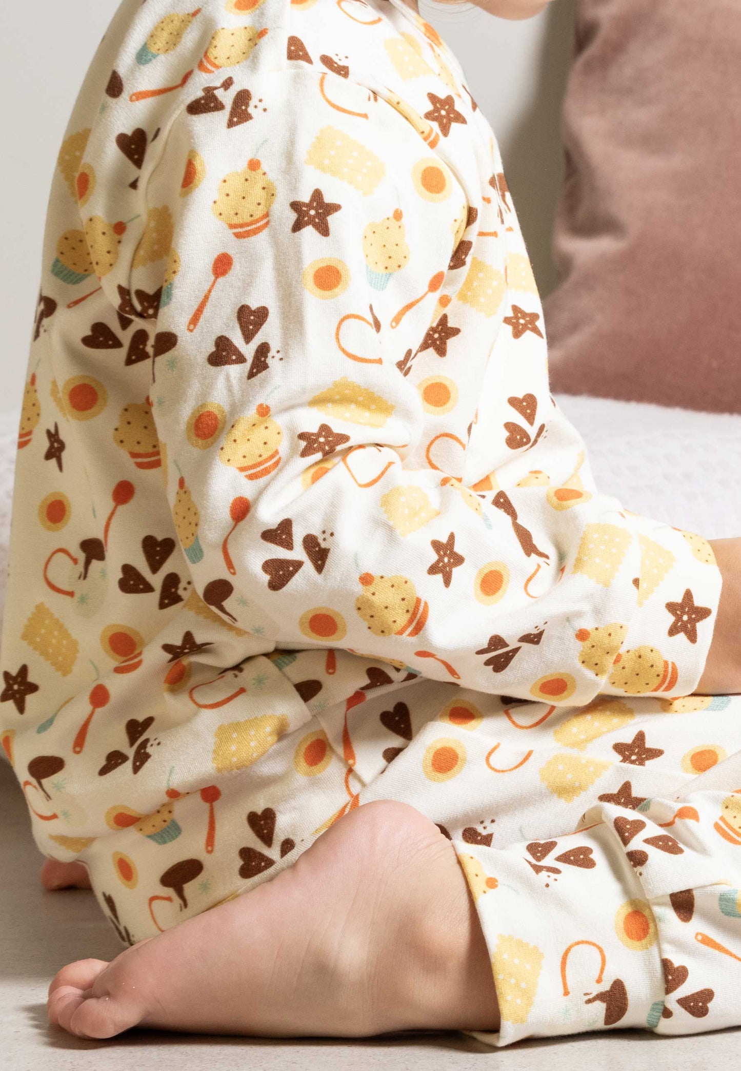 Pigiama due pezzi in bambù - Facciamo merenda - Palloncino blu