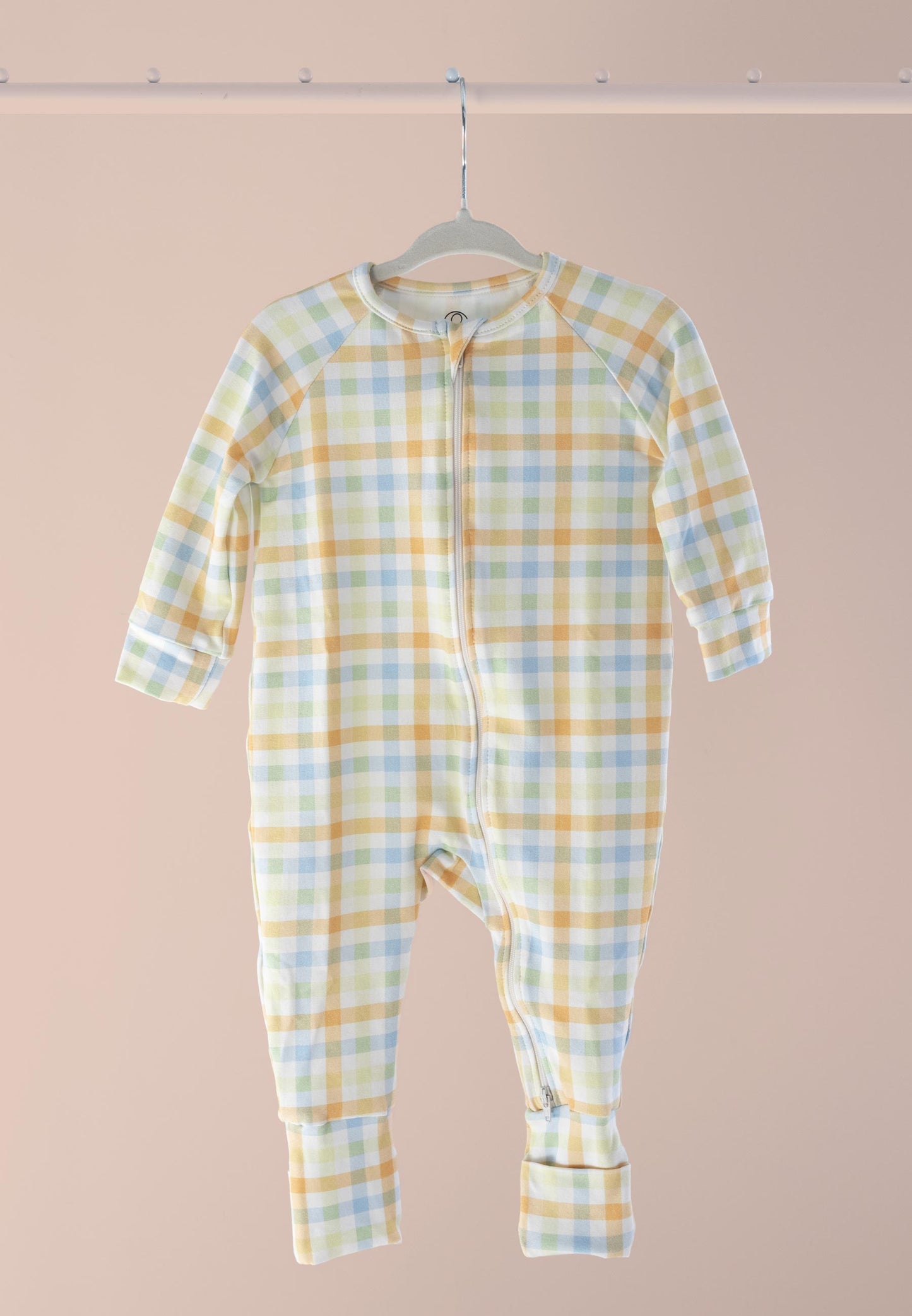 Tutina con zip in bambù - Lollipop - Palloncino blu